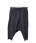 BLACK Scandal Yohji Yamamoto（ブラックスキャンダルヨウジヤマモト）の古着「サルエルワイドパンツ」｜ブラック