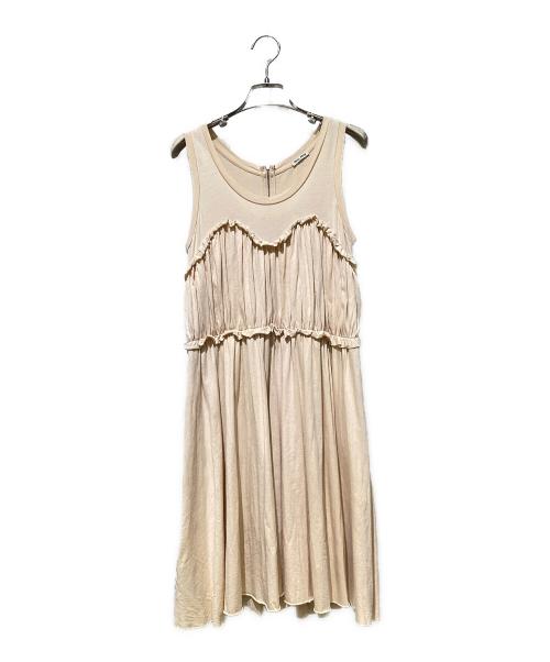 MIU MIU（ミュウミュウ）MIU MIU (ミュウミュウ) ノースリーブワンピース ピンク サイズ:XSの古着・服飾アイテム