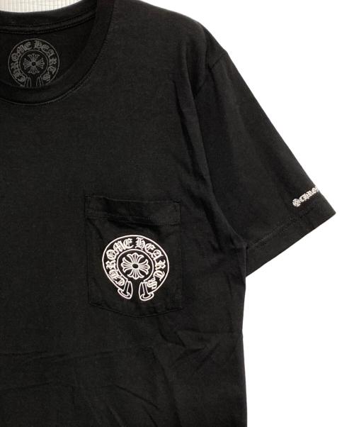 CHROME HEARTS（クロムハーツ）CHROME HEARTS (クロムハーツ) ホースシューTシャツ ブラック サイズ:Mの古着・服飾アイテム
