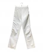 MM6 Maison Margielaエムエムシックスメゾンマルジェラ）の古着「サイドジップデニムパンツ」｜ホワイト