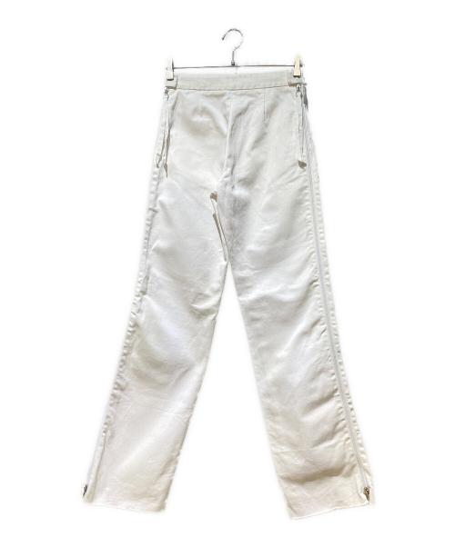 MM6 Maison Margiela（エムエムシックスメゾンマルジェラ）MM6 Maison Margiela (エムエムシックスメゾンマルジェラ) サイドジップデニムパンツ ホワイト サイズ:38の古着・服飾アイテム