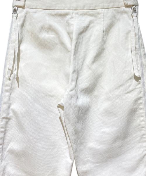 MM6 Maison Margiela（エムエムシックスメゾンマルジェラ）MM6 Maison Margiela (エムエムシックスメゾンマルジェラ) サイドジップデニムパンツ ホワイト サイズ:38の古着・服飾アイテム
