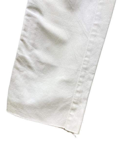 MM6 Maison Margiela（エムエムシックスメゾンマルジェラ）MM6 Maison Margiela (エムエムシックスメゾンマルジェラ) サイドジップデニムパンツ ホワイト サイズ:38の古着・服飾アイテム