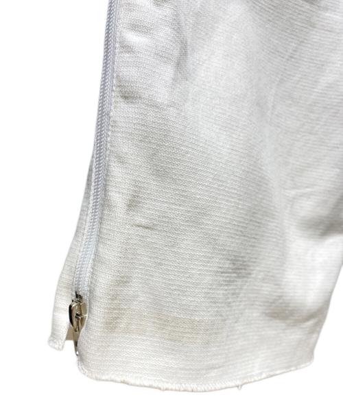 MM6 Maison Margiela（エムエムシックスメゾンマルジェラ）MM6 Maison Margiela (エムエムシックスメゾンマルジェラ) サイドジップデニムパンツ ホワイト サイズ:38の古着・服飾アイテム