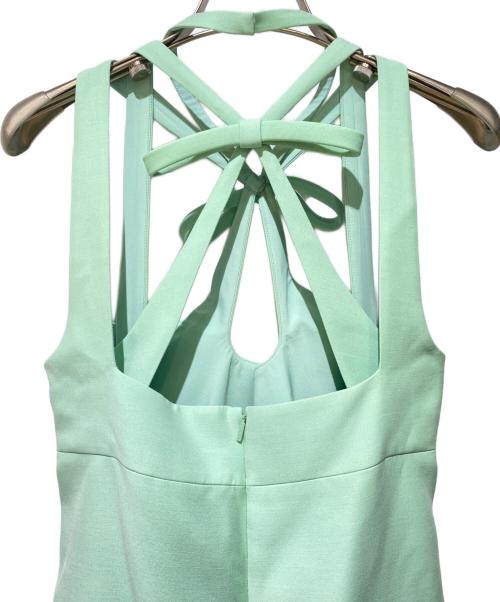 GUCCI（グッチ）GUCCI (グッチ) リボンデザインワンピース 黄緑 サイズ:40の古着・服飾アイテム