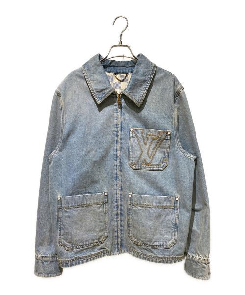 LOUIS VUITTON（ルイ ヴィトン）LOUIS VUITTON (ルイ ヴィトン) 25SS ワークウェア LV デニムジャケット ブルー サイズ:50の古着・服飾アイテム