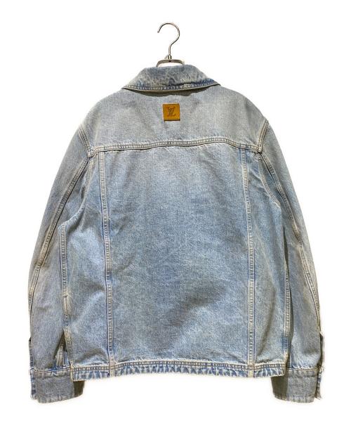 LOUIS VUITTON（ルイ ヴィトン）LOUIS VUITTON (ルイ ヴィトン) 25SS ワークウェア LV デニムジャケット ブルー サイズ:50の古着・服飾アイテム