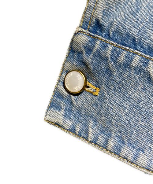 LOUIS VUITTON（ルイ ヴィトン）LOUIS VUITTON (ルイ ヴィトン) 25SS ワークウェア LV デニムジャケット ブルー サイズ:50の古着・服飾アイテム