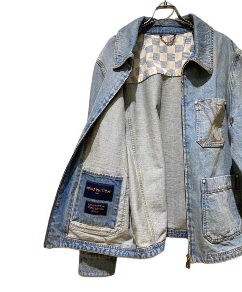 LOUIS VUITTON（ルイ ヴィトン）LOUIS VUITTON (ルイ ヴィトン) 25SS ワークウェア LV デニムジャケット ブルー サイズ:50の古着・服飾アイテム