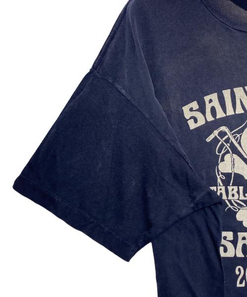SAINT MICHAEL（セントマイケル）SAINT MICHAEL (セントマイケル) NEIGHBORHOOD (ネイバーフッド) STHD . SS TEE SAINT NBHD ネイビー サイズ:Lの古着・服飾アイテム