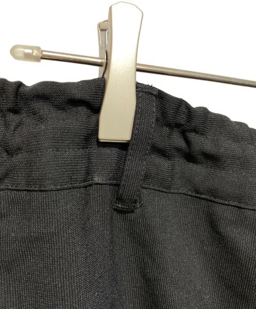 GROUND Y（グラウンドワイ）GROUND Y (グラウンドワイ) ウールラップパンツ ブラック サイズ:3の古着・服飾アイテム