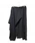GROUND Y（グラウンドワイ）の古着「ウールラップパンツ」｜ブラック