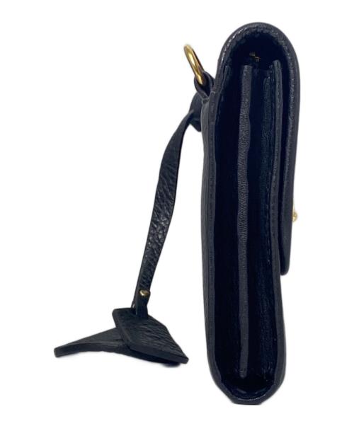 POTER（ポーター）POTER (ポーター) ミニアチュール2WAYウォレット ブラックの古着・服飾アイテム