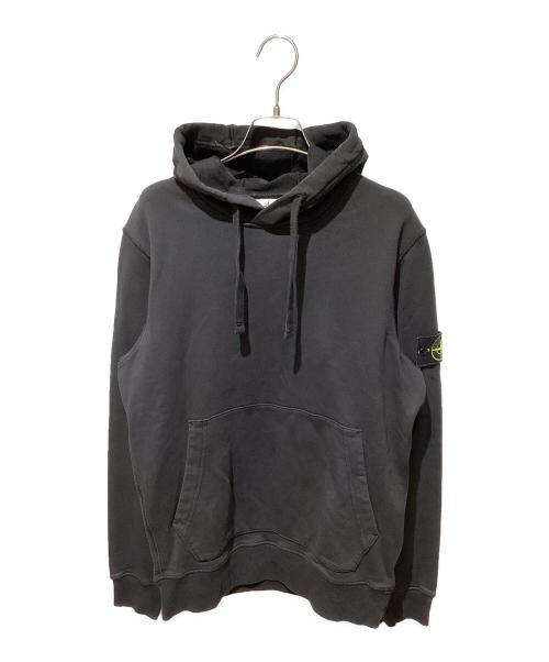 STONE ISLAND（ストーンアイランド）STONE ISLAND (ストーンアイランド) ワッペンロゴパーカー ブラック サイズ:Mの古着・服飾アイテム