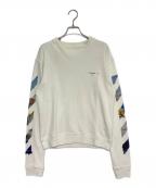 OFFWHITEオフホワイト）の古着「COLORED ARROWS SLIM CREW」｜ホワイト