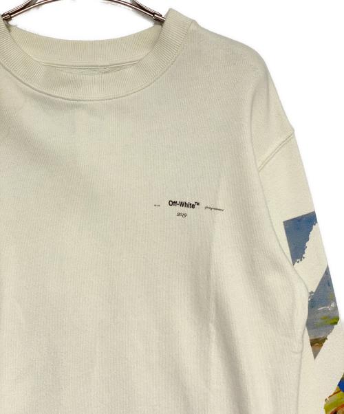 OFFWHITE（オフホワイト）OFFWHITE (オフホワイト) COLORED ARROWS SLIM CREW ホワイト サイズ:XSの古着・服飾アイテム