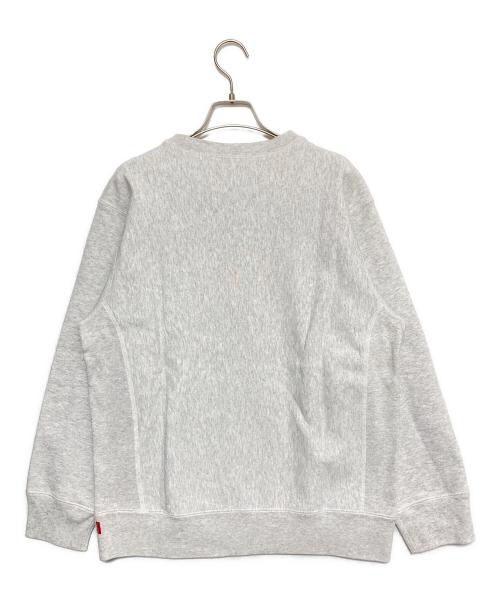 SUPREME（シュプリーム）SUPREME (シュプリーム) Box Logo Crewneck ライトグレー×レッド サイズ:Sの古着・服飾アイテム