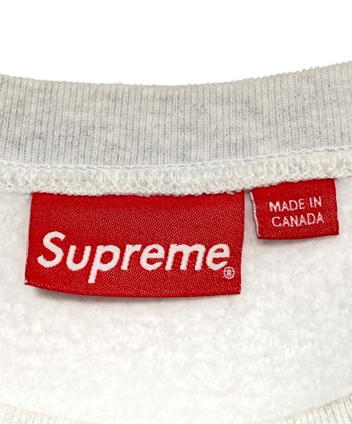 SUPREME（シュプリーム）SUPREME (シュプリーム) Box Logo Crewneck ライトグレー×レッド サイズ:Sの古着・服飾アイテム