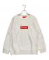 SUPREME（シュプリーム）の古着「Box Logo Crewneck」｜ライトグレー×レッド
