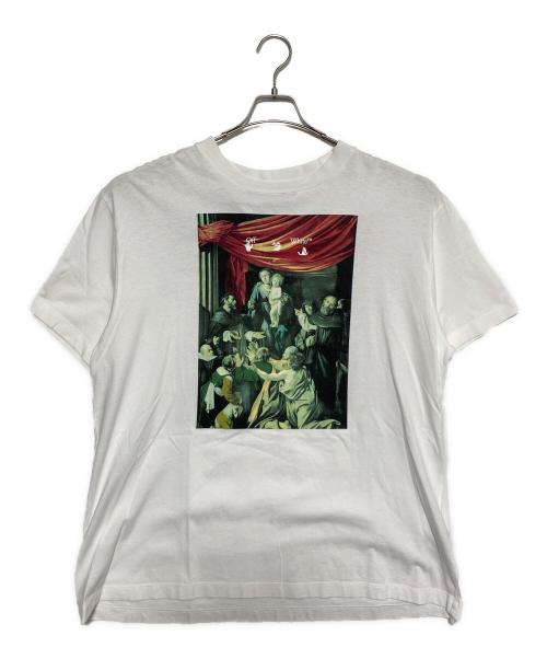 OFFWHITE（オフホワイト）OFFWHITE (オフホワイト) Caravaggio Painting S/S Over Tee ホワイト サイズ:Sの古着・服飾アイテム
