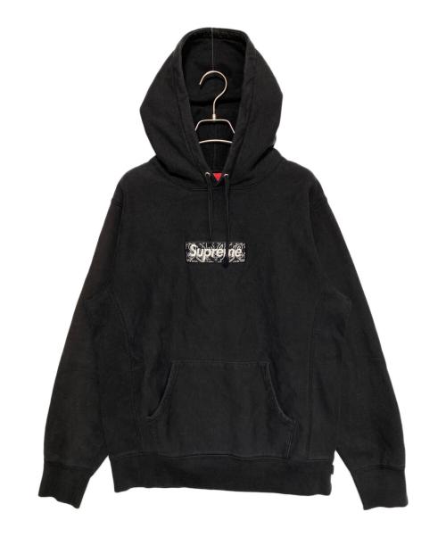 SUPREME（シュプリーム）SUPREME (シュプリーム) Bandana Box Logo Hooded Sweatshirt ブラック サイズ:Sの古着・服飾アイテム