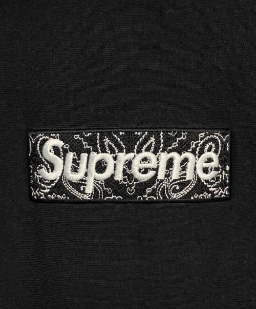 SUPREME（シュプリーム）SUPREME (シュプリーム) Bandana Box Logo Hooded Sweatshirt ブラック サイズ:Sの古着・服飾アイテム