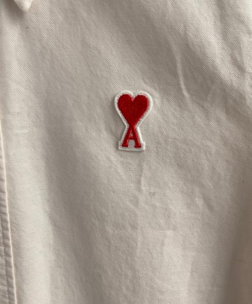 ami（アミ）ami (アミ) BDロゴシャツ ベージュ サイズ:XSの古着・服飾アイテム