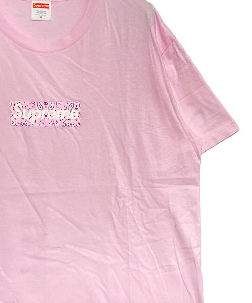 SUPREME（シュプリーム）SUPREME (シュプリーム) Bandana Box Logo Tee ピンク サイズ:Mの古着・服飾アイテム