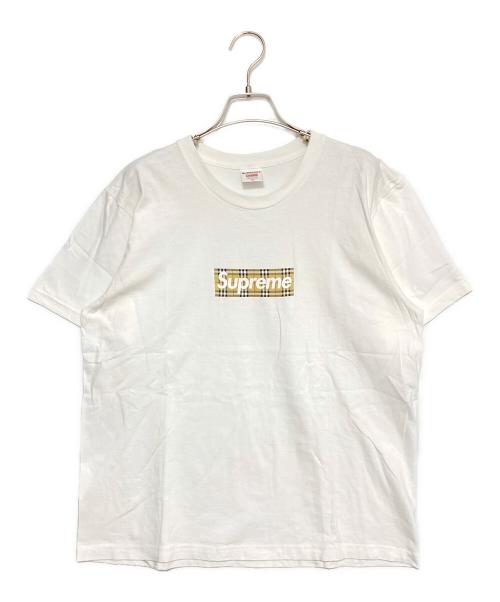 SUPREME（シュプリーム）SUPREME (シュプリーム) BURBERRY (バーバリー) Box Logo Tee ホワイト サイズ:Mの古着・服飾アイテム