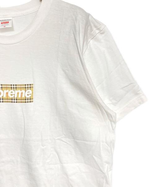 SUPREME（シュプリーム）SUPREME (シュプリーム) BURBERRY (バーバリー) Box Logo Tee ホワイト サイズ:Mの古着・服飾アイテム
