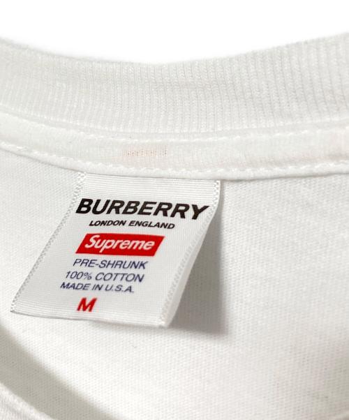 SUPREME（シュプリーム）SUPREME (シュプリーム) BURBERRY (バーバリー) Box Logo Tee ホワイト サイズ:Mの古着・服飾アイテム