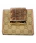 GUCCI（グッチ）の古着「GGキャンバス シェリーライン 2つ折り財布」