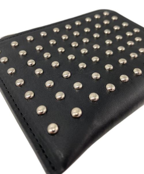 UNDERCOVER（アンダーカバー）UNDERCOVER (アンダーカバー) スタッズウォレット ブラックの古着・服飾アイテム