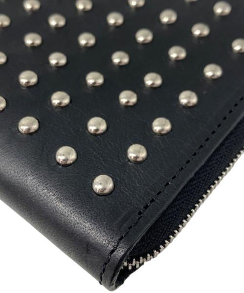 UNDERCOVER（アンダーカバー）UNDERCOVER (アンダーカバー) スタッズウォレット ブラックの古着・服飾アイテム