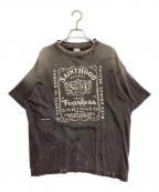 SAINT MICHAEL×NEIGHBORHOODセントマイケル×ネイバーフッド）の古着「NH_SS TEE/STHD. FEARLESS」｜グレー