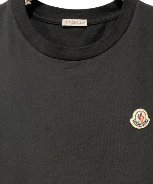 MONCLER（モンクレール）MONCLER (モンクレール) 半袖ロゴカットソー ブラック サイズ:Lの古着・服飾アイテム