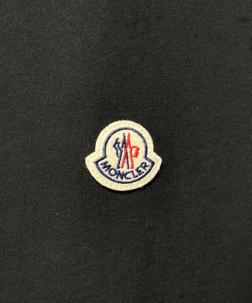MONCLER（モンクレール）MONCLER (モンクレール) 半袖ロゴカットソー ブラック サイズ:Lの古着・服飾アイテム