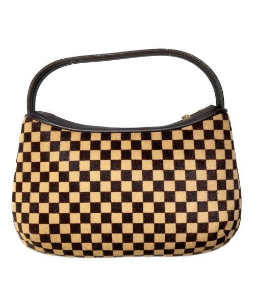 LOUIS VUITTON（ルイ ヴィトン）LOUIS VUITTON (ルイ ヴィトン) ダミエソバージュ ポーチ/ハンドバッグ タイガー ハラコの古着・服飾アイテム