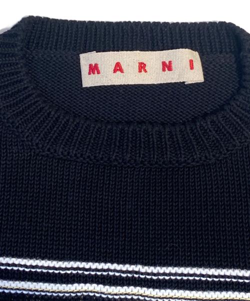 MARNI（マルニ）MARNI (マルニ) ロゴニットセーター ブラック サイズ:36の古着・服飾アイテム
