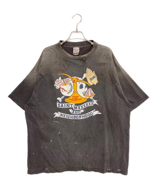 SAINT MICHAEL（セントマイケル）SAINT MICHAEL (セントマイケル) NEIGHBORHOOD (ネイバーフッド) NH_SS TEE /STHD.PRAY グレー サイズ:XLの古着・服飾アイテム