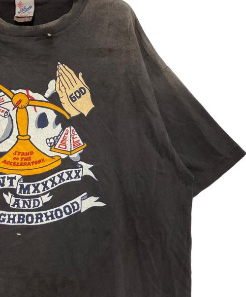 SAINT MICHAEL（セントマイケル）SAINT MICHAEL (セントマイケル) NEIGHBORHOOD (ネイバーフッド) NH_SS TEE /STHD.PRAY グレー サイズ:XLの古着・服飾アイテム