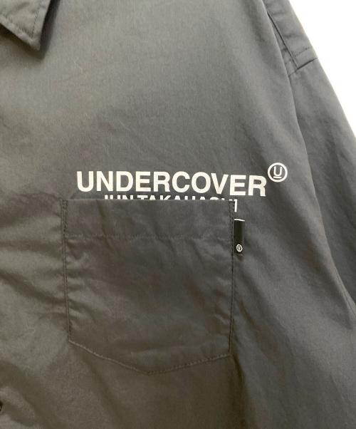 UNDERCOVER（アンダーカバー）UNDERCOVER (アンダーカバー) Coブロード半袖SH UC LOGO ブラック サイズ:3の古着・服飾アイテム