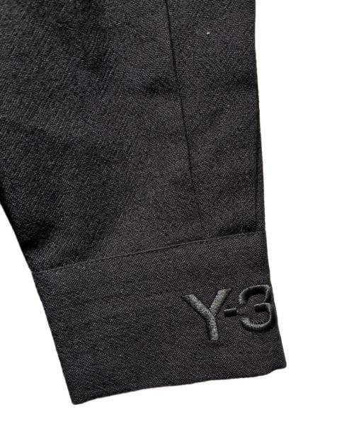 Y-3（ワイスリー）Y-3 (ワイスリー) デザインロングシャツ ブラック サイズ:XSの古着・服飾アイテム
