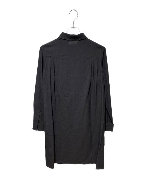Y-3（ワイスリー）Y-3 (ワイスリー) デザインロングシャツ ブラック サイズ:XSの古着・服飾アイテム