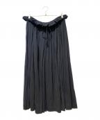 yohji yamamoto+noirヨウジヤマモトプリュスノアール）の古着「ロングスカート」｜ブラック