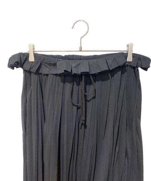 yohji yamamoto+noir（ヨウジヤマモトプリュスノアール）yohji yamamoto+noir (ヨウジヤマモトプリュスノアール) ロングスカート ブラック サイズ:1の古着・服飾アイテム
