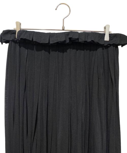 yohji yamamoto+noir（ヨウジヤマモトプリュスノアール）yohji yamamoto+noir (ヨウジヤマモトプリュスノアール) ロングスカート ブラック サイズ:1の古着・服飾アイテム