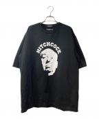 UNDERCOVERアンダーカバー）の古着「HITCHCOCKプリントTシャツ」｜ブラック