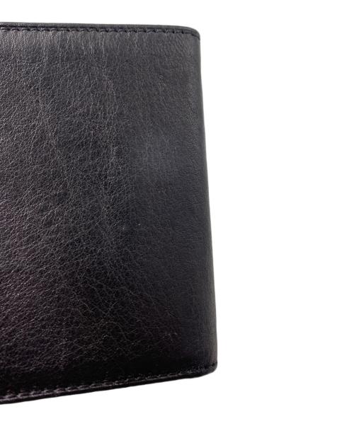 GUCCI（グッチ）GUCCI (グッチ) ロゴ2つ折り財布 ブラックの古着・服飾アイテム