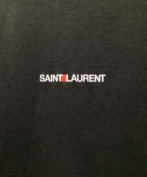 Saint Laurent Paris（サンローランパリ）Saint Laurent Paris (サンローランパリ) ロゴ半袖Tシャツ ブラック サイズ:Lの古着・服飾アイテム